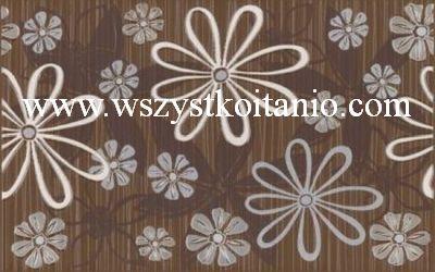 Dekor �cienny Euforia brown Inserto Flower 1; 25 x 40, Cersanit, p�ytki, kafelki, p�ytka, dekory, Euforia br�z Inserto Kwiatek 1