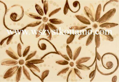Dekor Flare 3; 25 x 36, Domino, p�ytki, glazura, kafelki, Tub�dzin