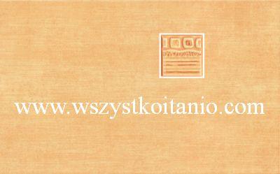 Dekor Solare giallo Inserto Kafel 25 x 40, Cersanit, p�ytka, p�ytki, kafelki, glazura, flizy, dekory