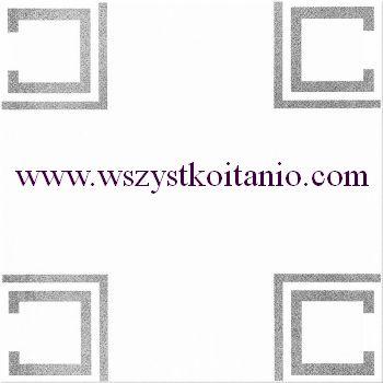 P�ytka pod�ogowa White Pattern B 29,7 x 29,7; Opoczno, p�ytki, terakota, kafelki, OP631-039-1, seria Basic Palette