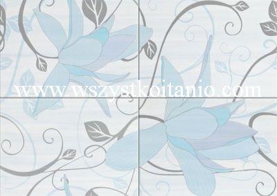 Panel kompozycja Artiga b��kit 50 x 70, Cersanit, p�ytki, glazura, kafelki, p�ytka, niebieska, blue, light blue