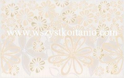 Dekor �cienny Euforia bianco Inserto Flower 3; 25 x 40, Cersanit, p�ytki, kafelki, p�ytka, dekory, Euforia bia�a Inserto Kwiatek 3