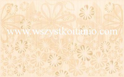 Dekor �cienny Euforia beige Inserto Flower 3; 25 x 40, Cersanit, p�ytki, kafelki, p�ytka, dekory, Euforia be� Inserto Kwiatek 3