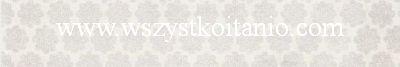 Listwa �cienna Stacatto bianco 4,8 x 33,3; Kwadro, p�ytki, kafelki, glazura, 33,3 x 4,8