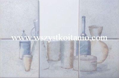 Panel �cienny Monsun Martwa Natura 9,8 x 9,8 x 6; Cerkolor, p�ytki, glazura, dekory