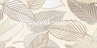 Dekor �cienny Kalma Plant 22,3 x 44,8; Domino, p�ytki, kafelki, glazura, matowy, Tub�dzin