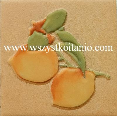 Dekor �cienny Villaggio ochra Arancia Cytryna 10 x 10, Cersanit, p�ytki, kafelki, p�ytka
