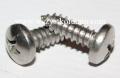 Blachowkr�ty ST 6,3 x 19 �eb walcowo soczewkowy krzy�ak pe�ny gwint A2 nierdzewne, DIN 7981, blachowkr�t