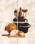 Obraz �cienny Country 40 x 50, Domino, p�ytki, glazura, kafelki, Tub�dzin,  seria Cortino (Sb)