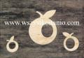 Dekor �cienny Toscana br�z Apple 25 x 36, Domino, p�ytki, glazura, kafelki, p�ytka, dekory, Tub�dzin