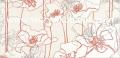 Dekor �cienny Infinita krem Inserto Flower Line B 29 x 59,3; Opoczno, p�ytki, kafelki, glazura, p�ytka, Infinita cream