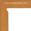 Cok� schodowy lewy dwuelementowy Aquarius beige 8,1 x 30 x 1,1, Parady�, parapety, p�ytki, elewacja